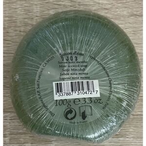 Sephora Mint Scented Soap Bar Glycerine 3.3 oz/100 g‎ Sealed New Old Stock